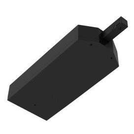 48V TRACK boîtier de transformateur + dispos. d'aliment. d'extrém. droit noir