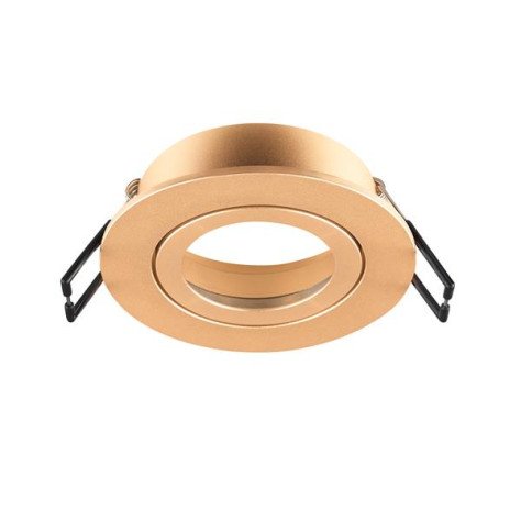 NEW TRIA 68 cadre rond IP20 or rose
