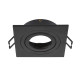 NEW TRIA 75 cadre carré IP20 noir
