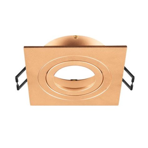 NEW TRIA 75 cadre carré IP20 or rose