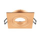 NEW TRIA 75 cadre carré IP20 or rose