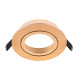 NEW TRIA 95 cadre rond IP20 or rose