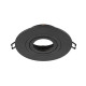 NEW TRIA 75 XL cadre rond IP20 noir
