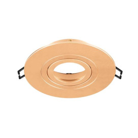 NEW TRIA 75 XL cadre rond IP20 or rose