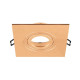 NEW TRIA 75 XL cadre carré IP20 or rose