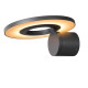 I-RING, applique murale apparente, 9,2 W, 3000 k anthracite