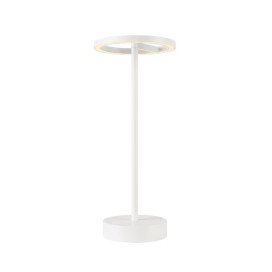 VINOLINA ONE, luminaire de table, batterie, IP54, 2700 K, TOUCH, blanc