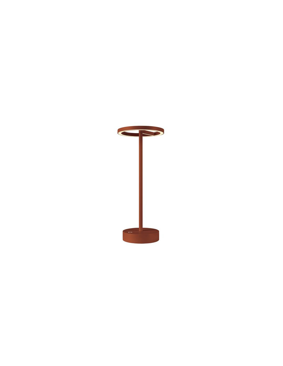VINOLINA ONE, luminaire de table, batterie, IP54, 2700 K, TOUCH, rouille
