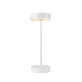 VINOLINA, luminaire de table, batterie, IP54, 2700/3000 K, TOUCH, blanc
