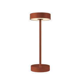 VINOLINA, luminaire de table, batterie, IP54, 2700/3000 K, TOUCH, rouille