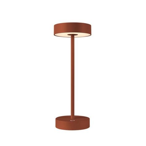 VINOLINA, luminaire de table, batterie, IP54, 2700/3000 K, TOUCH, rouille