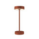 VINOLINA, luminaire de table, batterie, IP54, 2700/3000 K, TOUCH, rouille