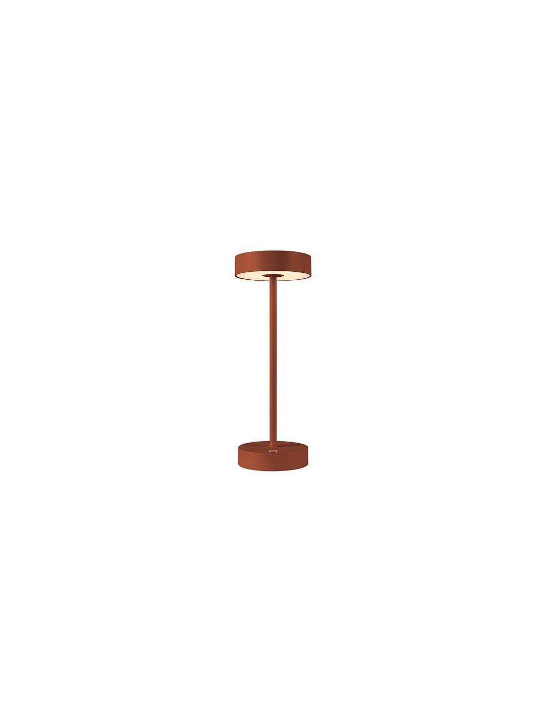 VINOLINA, luminaire de table, batterie, IP54, 2700/3000 K, TOUCH, rouille