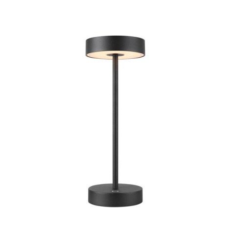 VINOLINA, luminaire de table, batterie, IP54, 2700/3000 K, TOUCH, noir