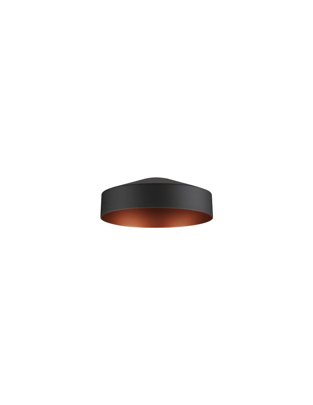 LALU® TETRA 14, abat-jour, Mix&Match, H: 4,9 cm, noir