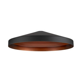 LALU® TETRA 36, abat-jour, Mix&Match, H: 8,9 cm, noir
