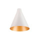 LALU® CONE 15, abat-jour, Mix&Match, H: 17 cm, blanc