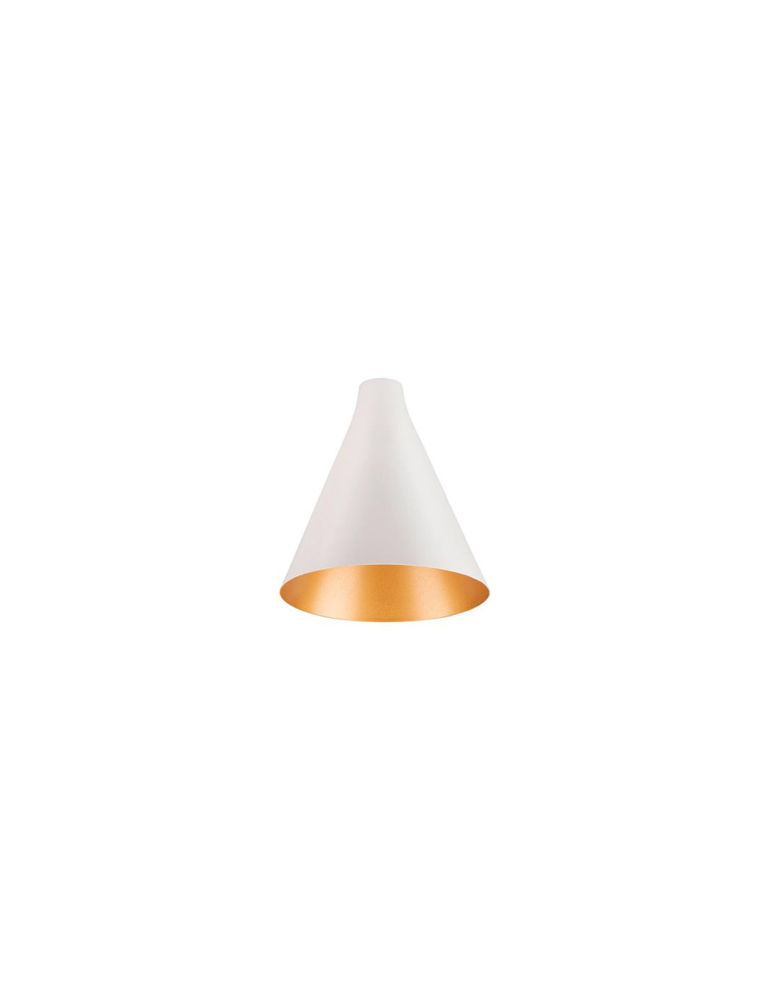 LALU® CONE 15, abat-jour, Mix&Match, H: 17 cm, blanc