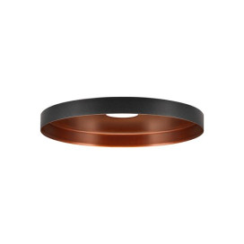 LALU® PLATE 15, abat-jour, Mix&Match, H: 1,5 cm, noir