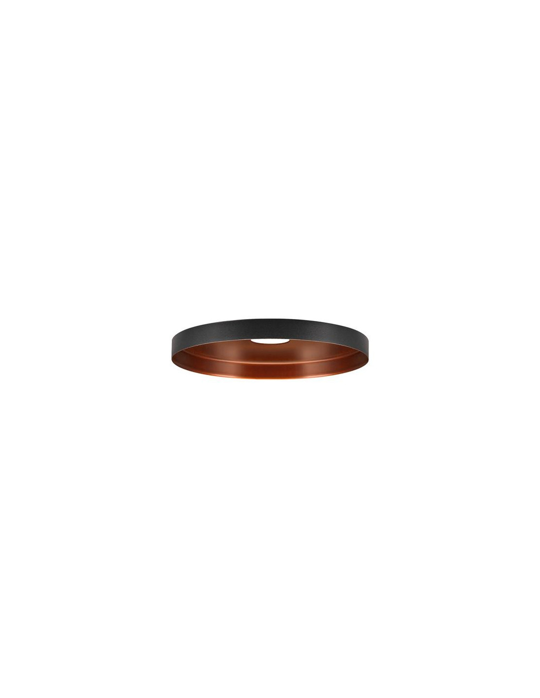 LALU® PLATE 15, abat-jour, Mix&Match, H: 1,5 cm, noir