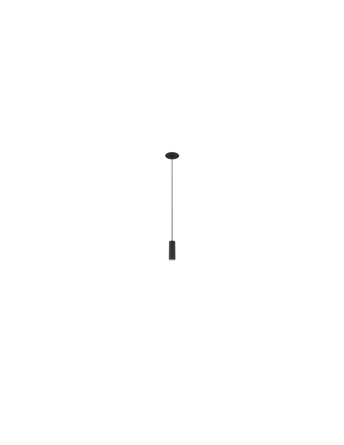 LALU®, suspension, Led Base, encastré, Mix&Match, 150 cm, 9,5 W, 3000 K, noir