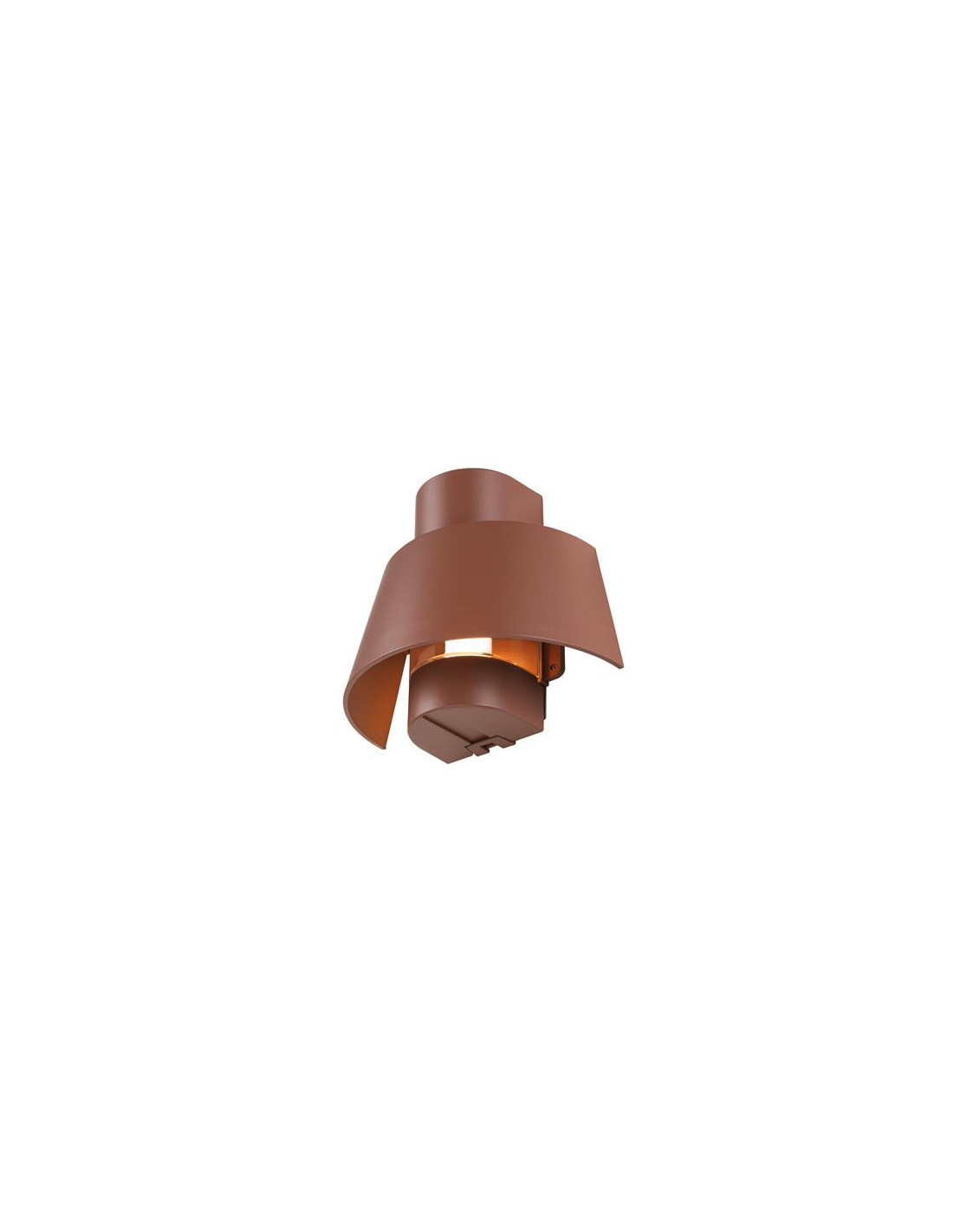 PHOTONI, applique murale apparente, conique, 1x max. 13 W, E27, rouille