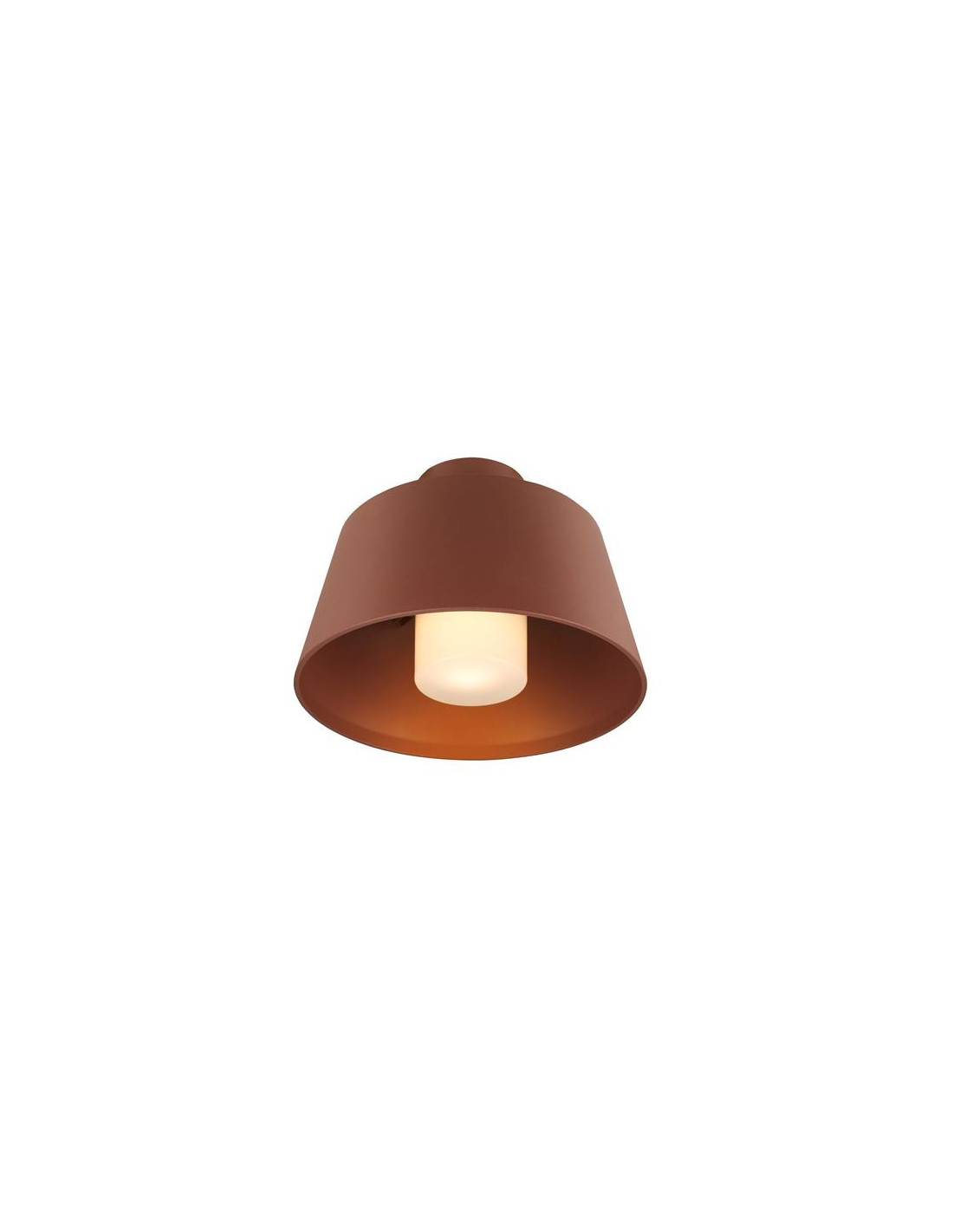 PHOTONI, luminaire monté au plafond, conique, 1x max. 13 W, E27, rouille