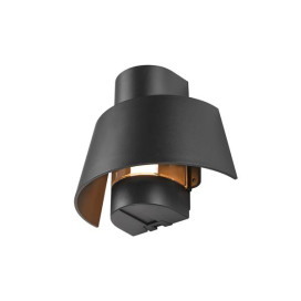 PHOTONI, applique murale apparente, conique, 1x max. 13 W, E27, noir