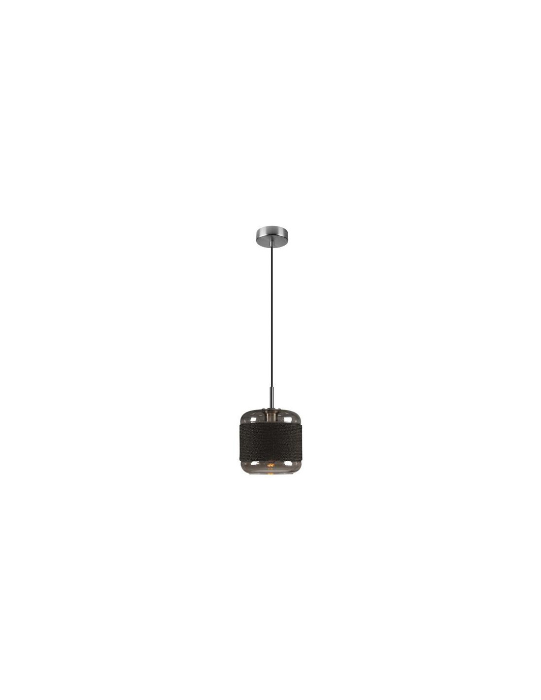 PANTILO ROPE 20, suspension, 250 cm, E27, 15 W, argent