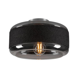 PANTILO ROPE 27, luminaire mural et monté au plafond, 1x max. 15 W E27, argent