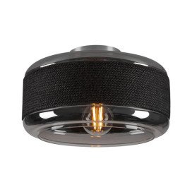 PANTILO ROPE 27, luminaire mural et monté au plafond, 1x max. 15 W E27, argent