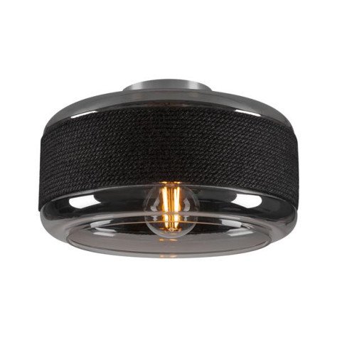 PANTILO ROPE 27, luminaire mural et monté au plafond, 1x max. 15 W E27, argent