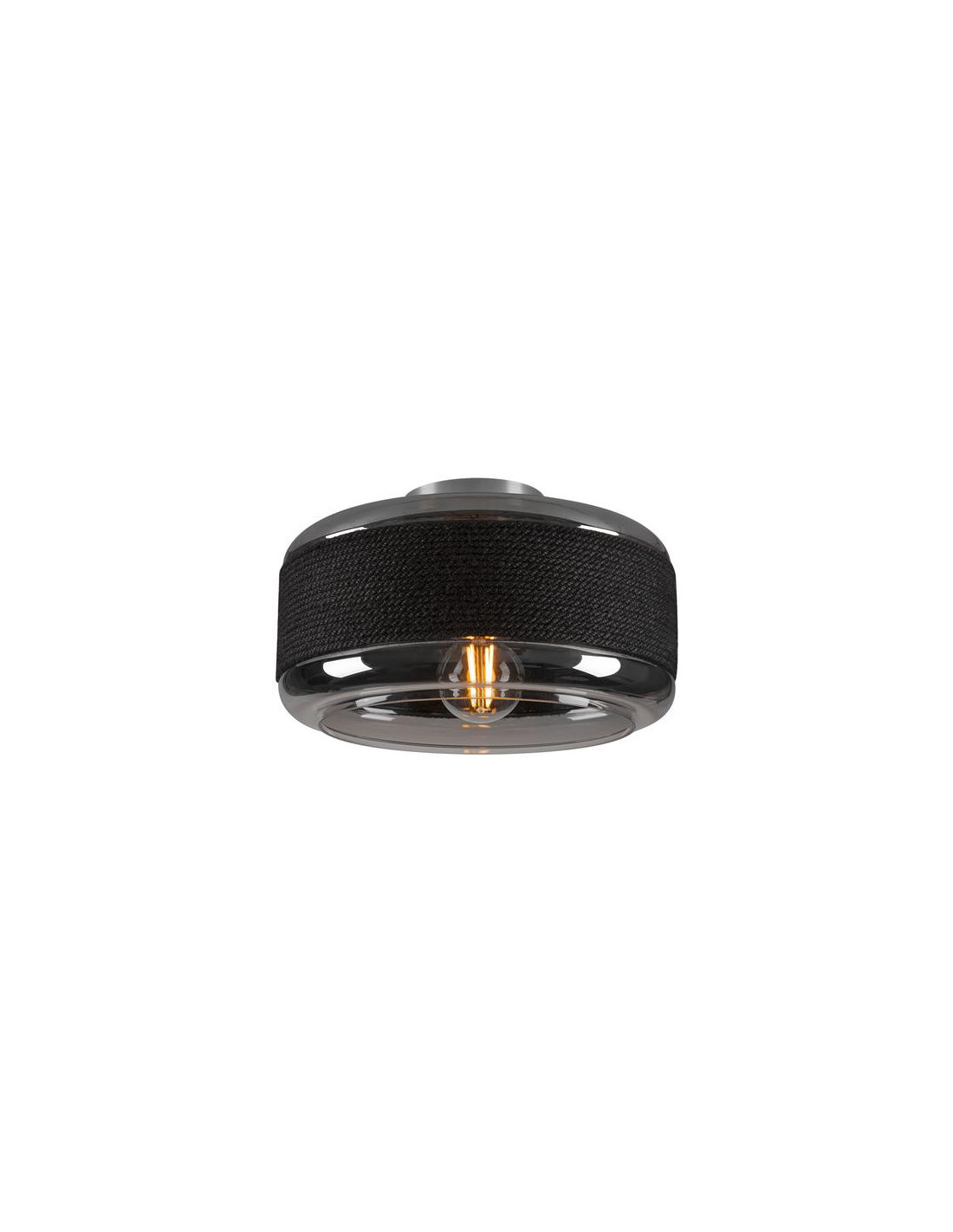 PANTILO ROPE 27, luminaire mural et monté au plafond, 1x max. 15 W E27, argent