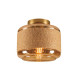 PANTILO ROPE 19, luminaire mural et monté au plafond, 1x max. 15 W E27, or