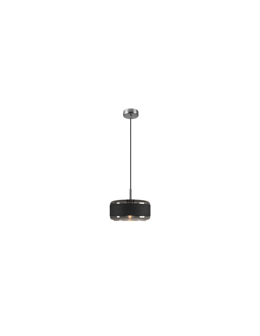 PANTILO ROPE 27, suspension, 250 cm, E27, 15 W, argent