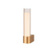 LYGANT single, applique murale apparente, 3000 K, 8 W, laiton