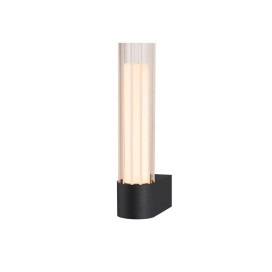 LYGANT single, applique murale apparente, 3000 K, 8 W, noir
