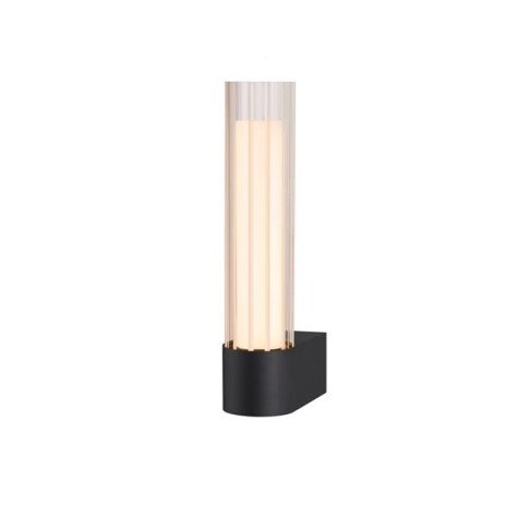 LYGANT single, applique murale apparente, 3000 K, 8 W, noir