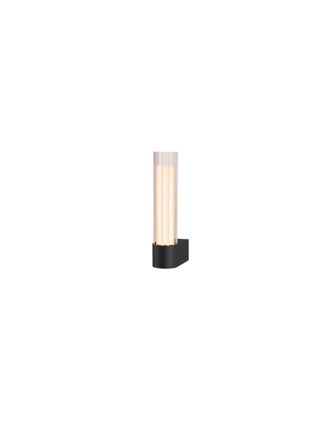 LYGANT single, applique murale apparente, 3000 K, 8 W, noir