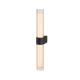 LYGANT double, applique murale apparente, 3000 K, 11 W, noir