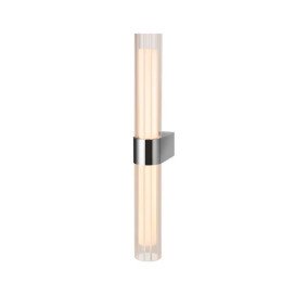 LYGANT double, applique murale apparente, 3000 K, 11 W, chromé