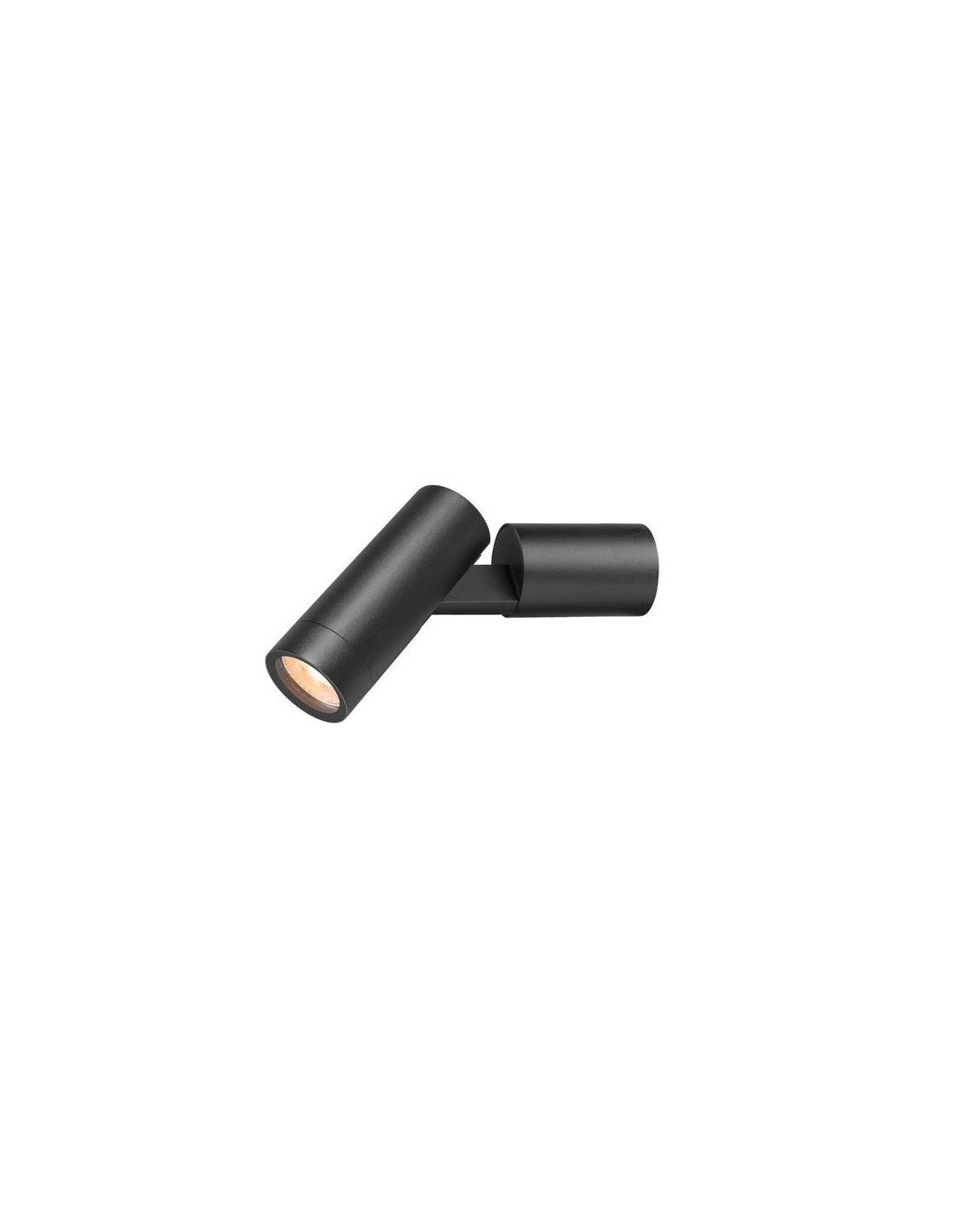 S-TUBE, applique murale apparente, rond, 1x max. 10 W GU10, noir