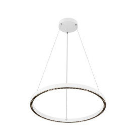 ONE CUBE, suspension, 300 cm, 4000 K, DALI 2, Touch, blanc