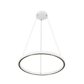 ONE CUBE, suspension, 300 cm, 4000 K, DALI 2, Touch, blanc