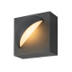 LID I, applique murale apparente, 2700/3000 K, 15 W, PHASE, 100°, anthracite