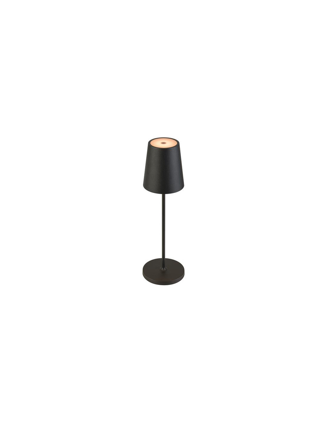 VINOLINA TWO, luminaire de table, batterie, IP65, 2200/2700/3000 K, TOUCH, noir
