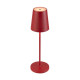 VINOLINA TWO, luminaire de table, batterie, IP65, 2200/2700/3000 K, TOUCH, rouge