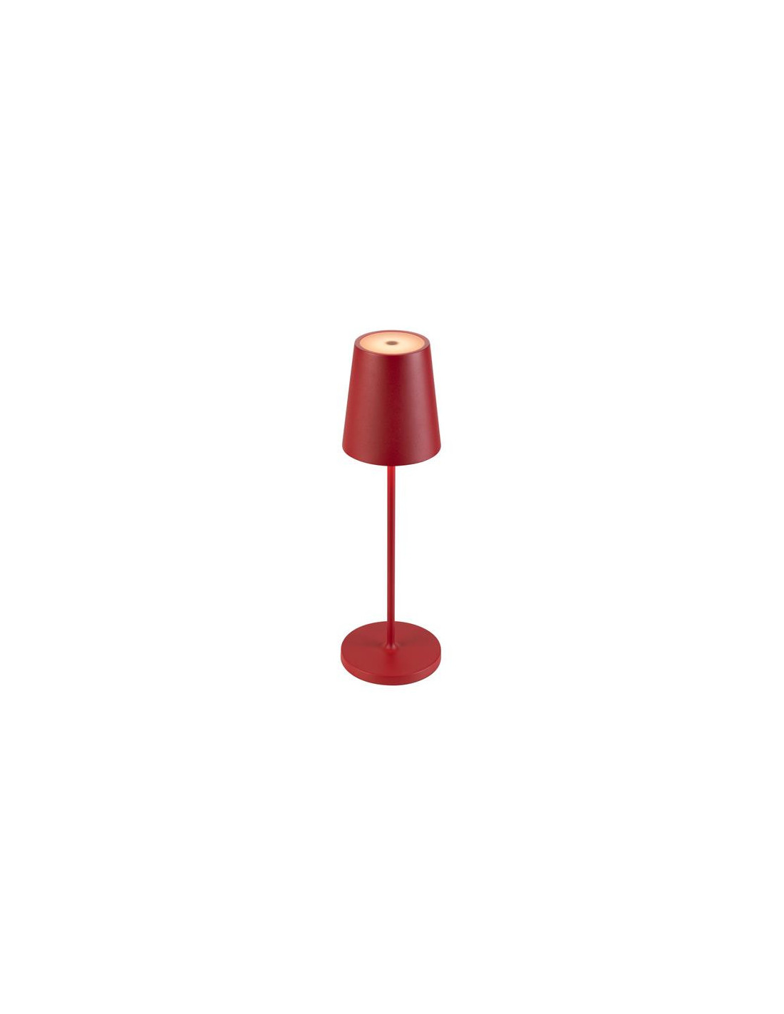 VINOLINA TWO, luminaire de table, batterie, IP65, 2200/2700/3000 K, TOUCH, rouge
