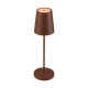 VINOLINA TWO,luminaire de table,batterie,IP65, 2200/2700/3000K,TOUCH, rouille