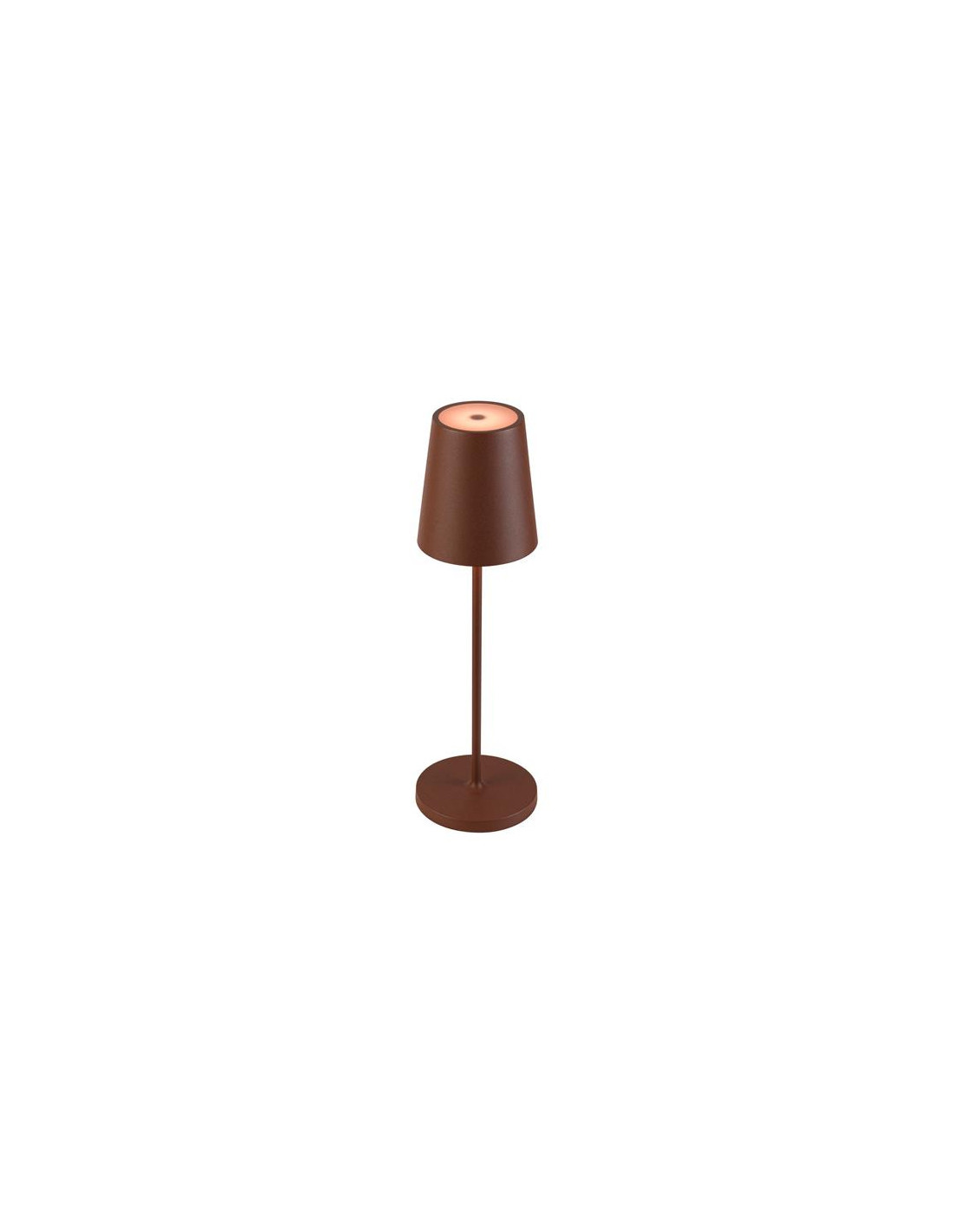 VINOLINA TWO,luminaire de table,batterie,IP65, 2200/2700/3000K,TOUCH, rouille
